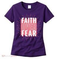 Faith Over Fear Cute Christian Quote  Women's T-Shirt thumb 0