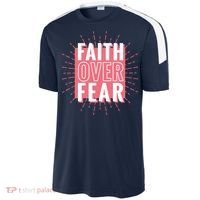 Faith Over Fear Cute Christian Quote  Sport-Tek Competitor United Soccer Jersey thumb 2