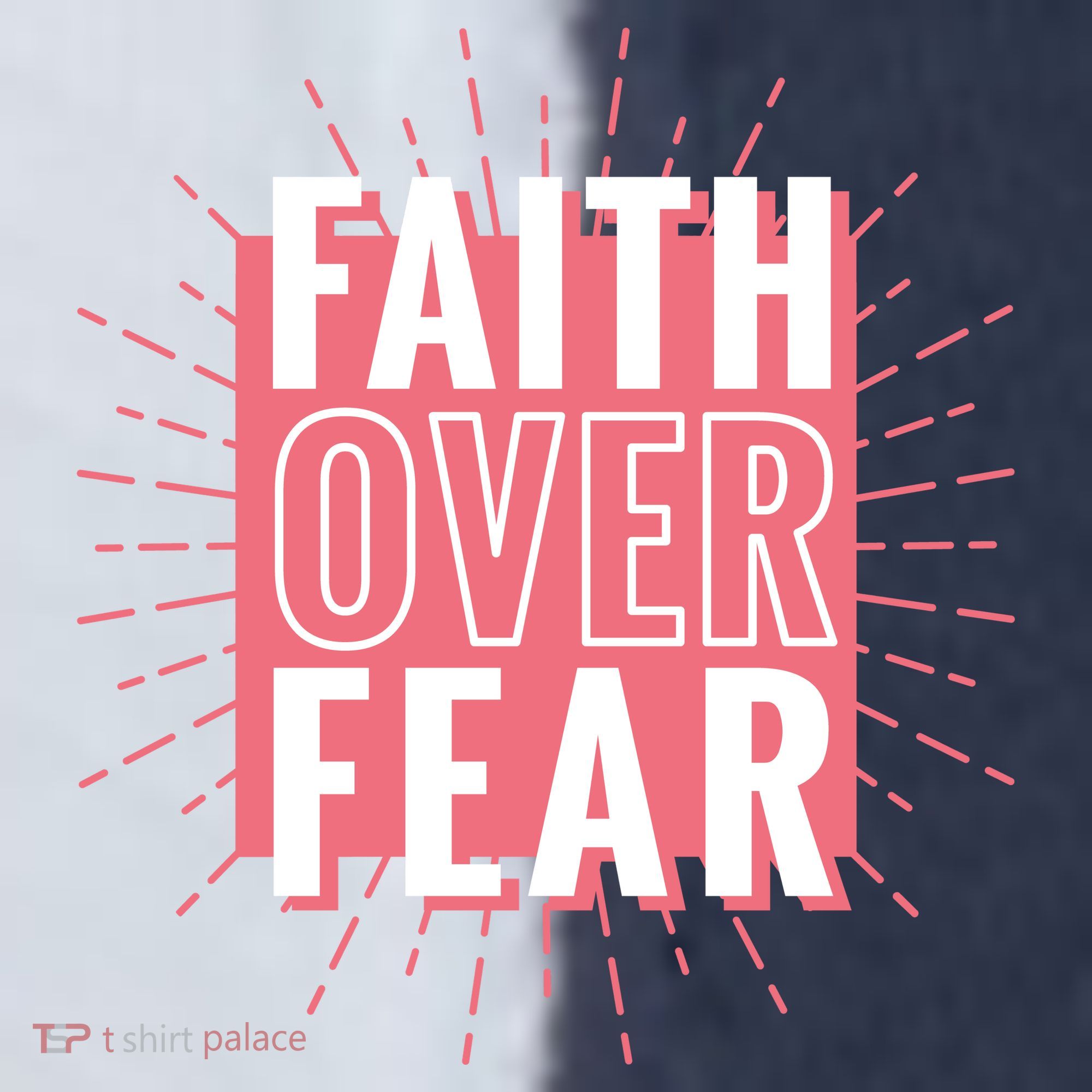 Faith Over Fear Cute Christian Quote  Sport-Tek Competitor United Soccer Jersey
