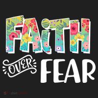 Faith Over Fear Flower Pattern Women's Sweatshirt thumb 2