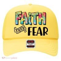 Faith Over Fear Flower Pattern Hat thumb 0