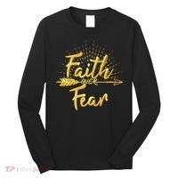 Faith Over Fear Gold Limited Edition Long Sleeve Shirt thumb 0