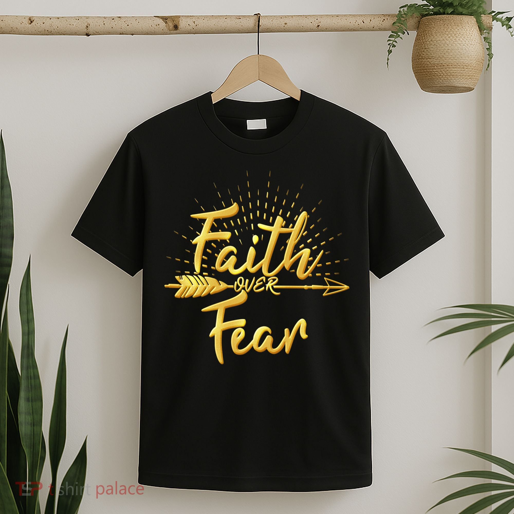Faith Over Fear Gold Limited Edition T-Shirt