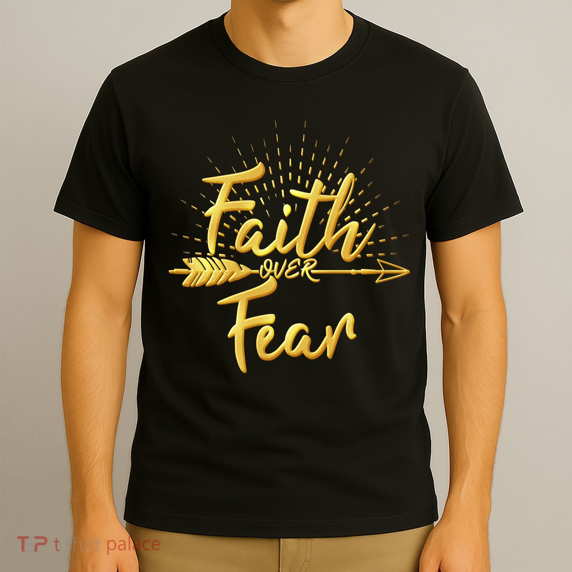 Faith Over Fear Gold Limited Edition T-Shirt
