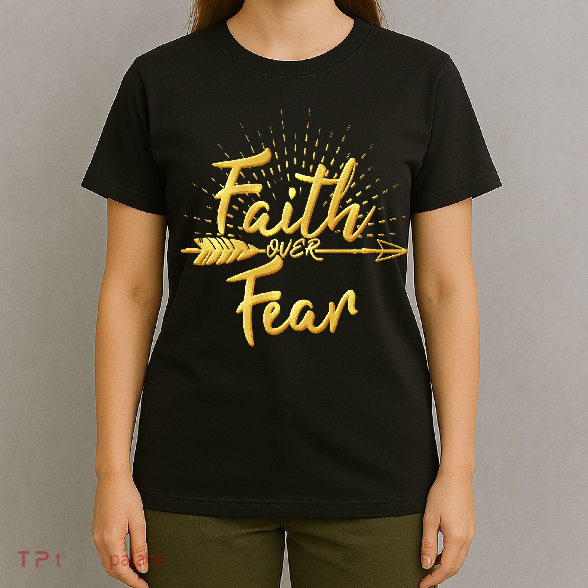 Faith Over Fear Gold Limited Edition T-Shirt