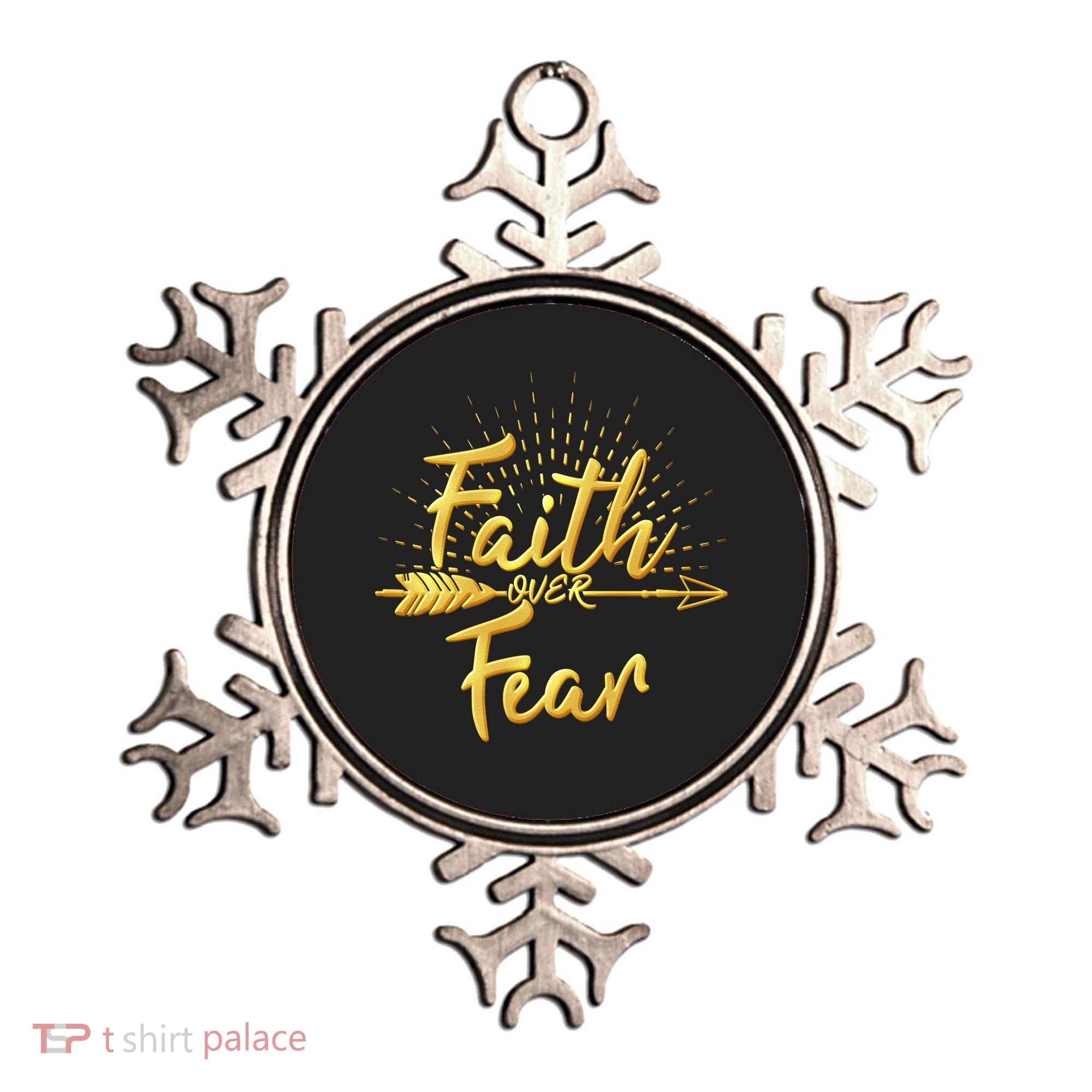 Faith Over Fear Gold Limited Edition Ornament