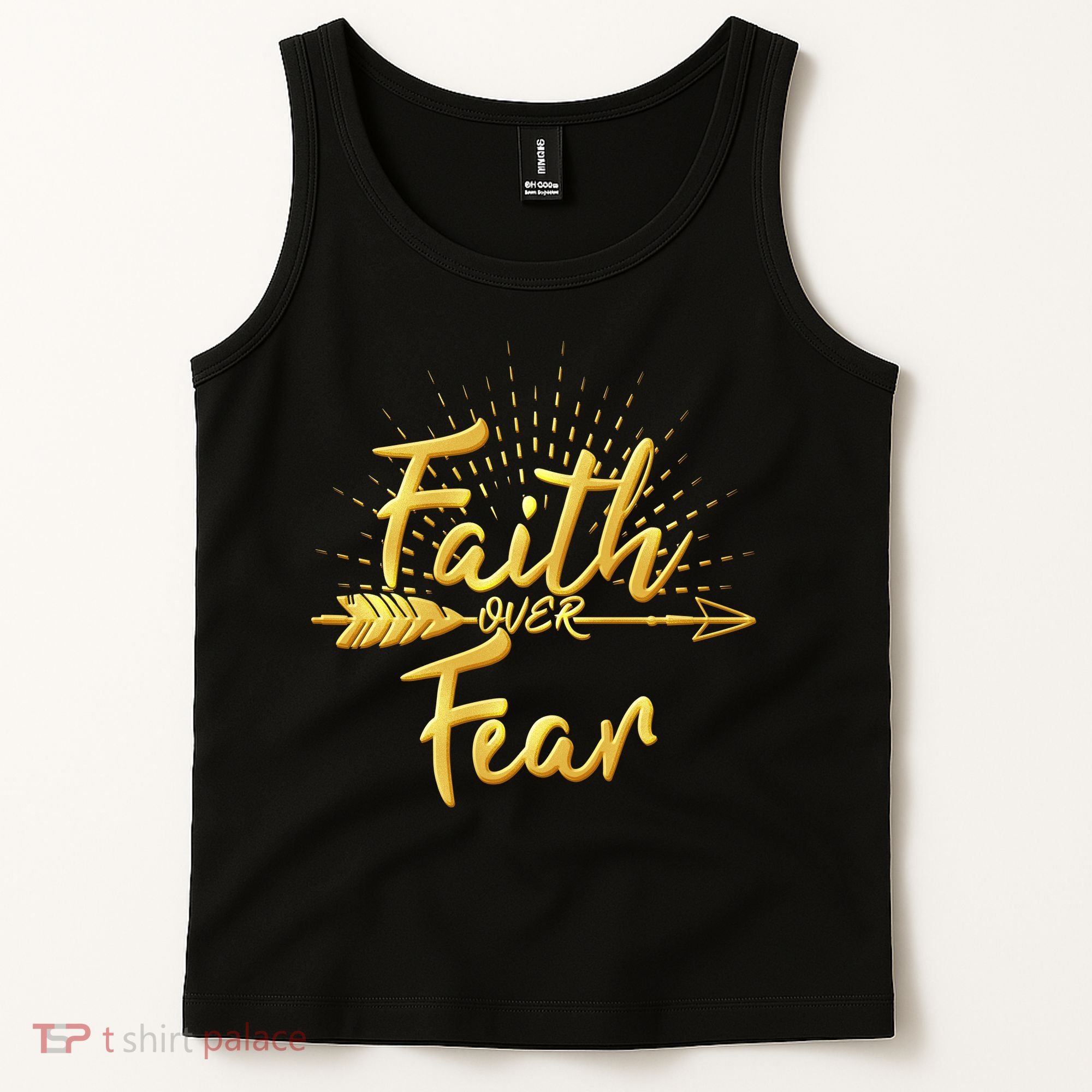 Faith Over Fear Gold Limited Edition Tank Top