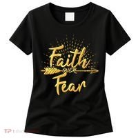 Faith Over Fear Gold Limited Edition Women's T-Shirt thumb 0