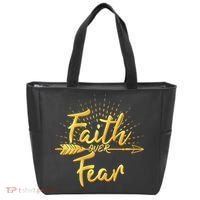 Faith Over Fear Gold Limited Edition Tote Bag thumb 0