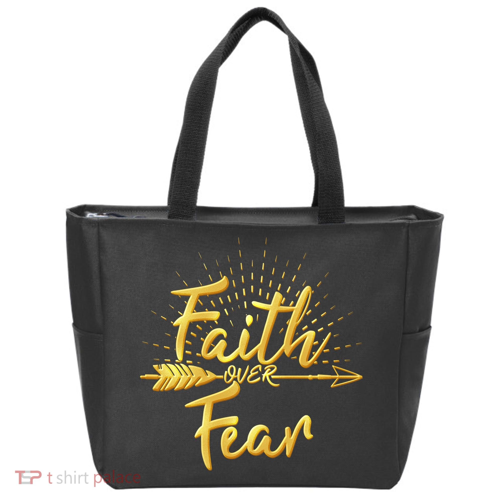 Faith Over Fear Gold Limited Edition Tote Bag