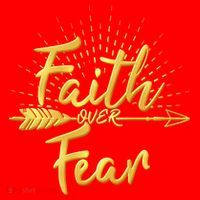 Faith Over Fear Gold Limited Edition Santa Hat thumb 1