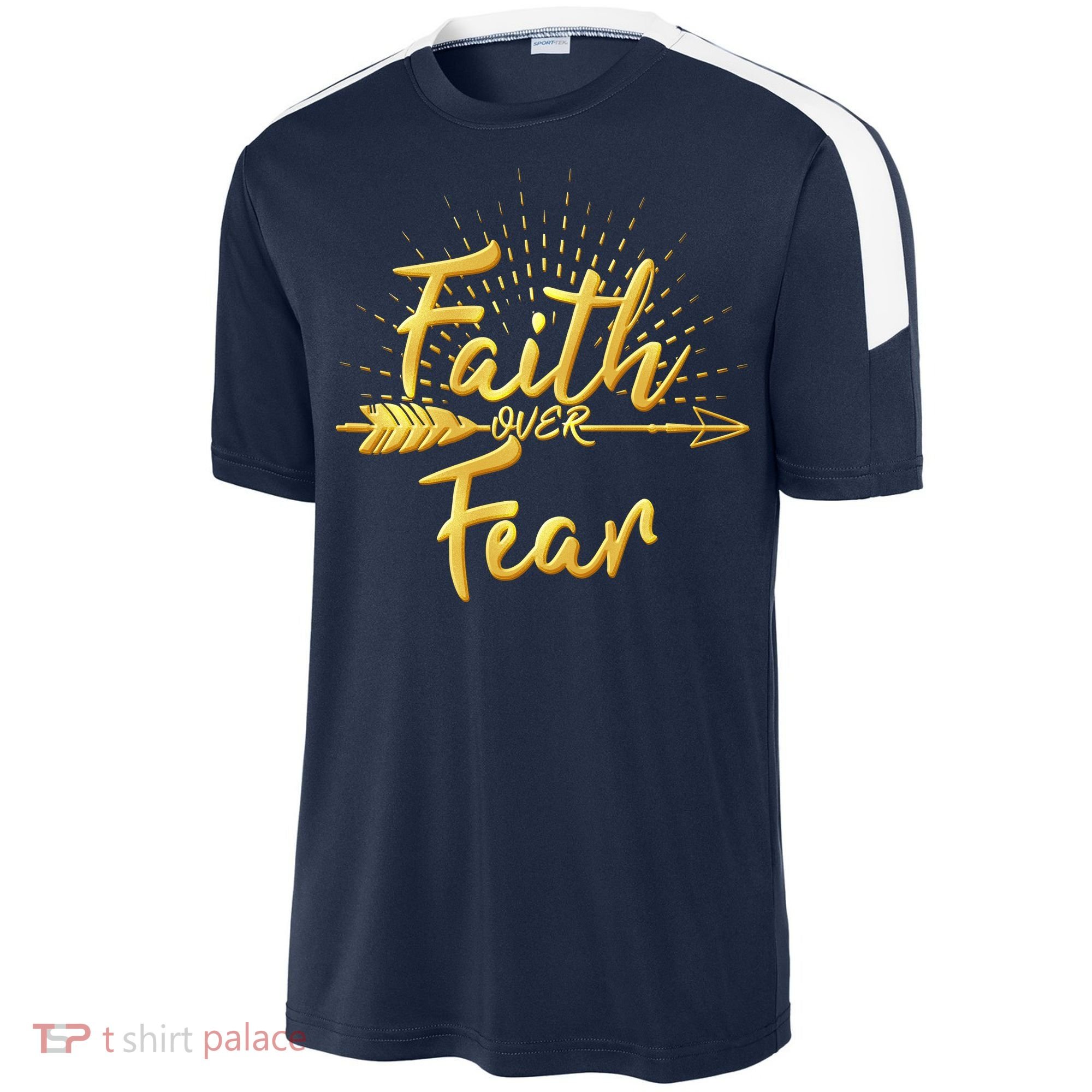 Faith Over Fear Gold Limited Edition Sport-Tek Competitor United Soccer Jersey