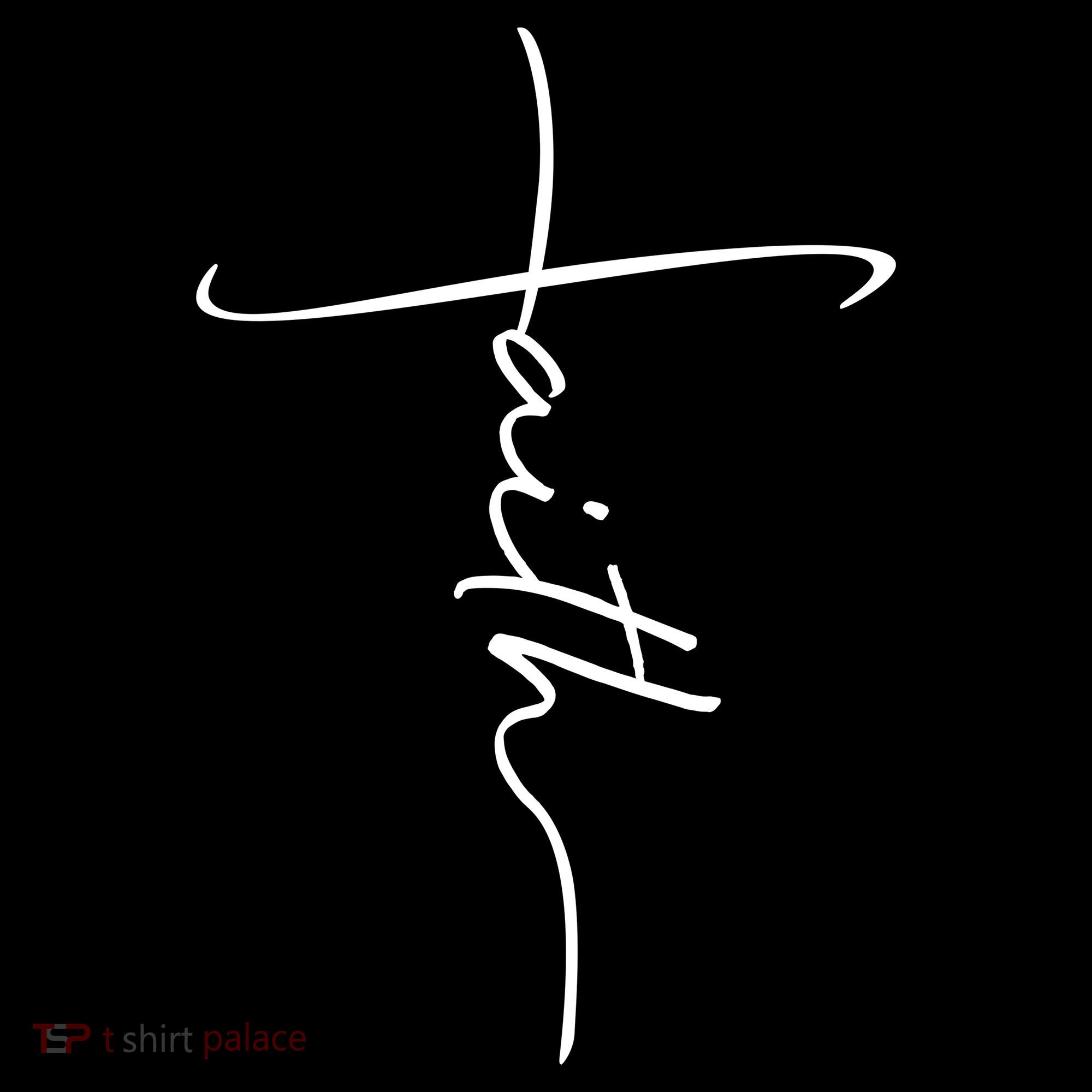 Faith Simple Script Logo Bucket Hat