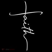 Faith Simple Script Logo Ornament thumb 1