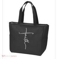 Faith Simple Script Logo Tote Bag thumb 3