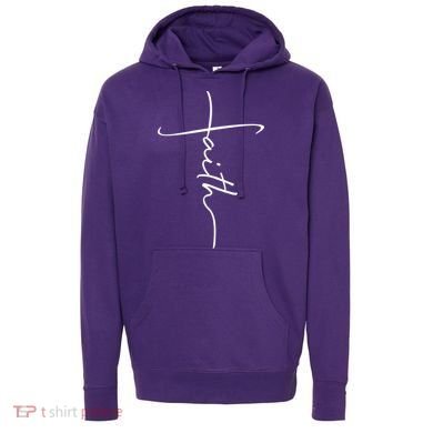 Faith Simple Script Logo Hoodie