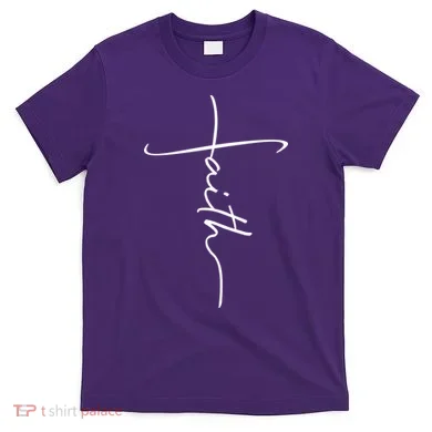 Faith Simple Script Logo T-Shirt