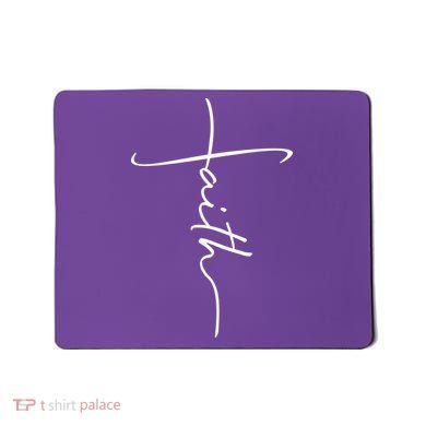 Faith Simple Script Logo Mousepad