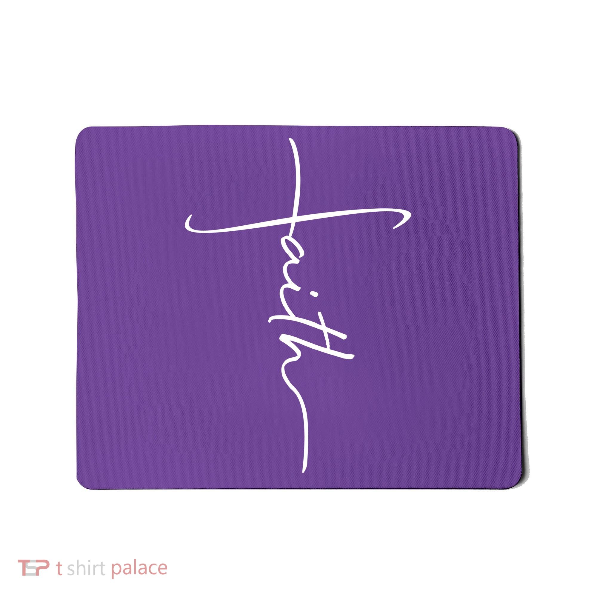 Faith Simple Script Logo Mousepad