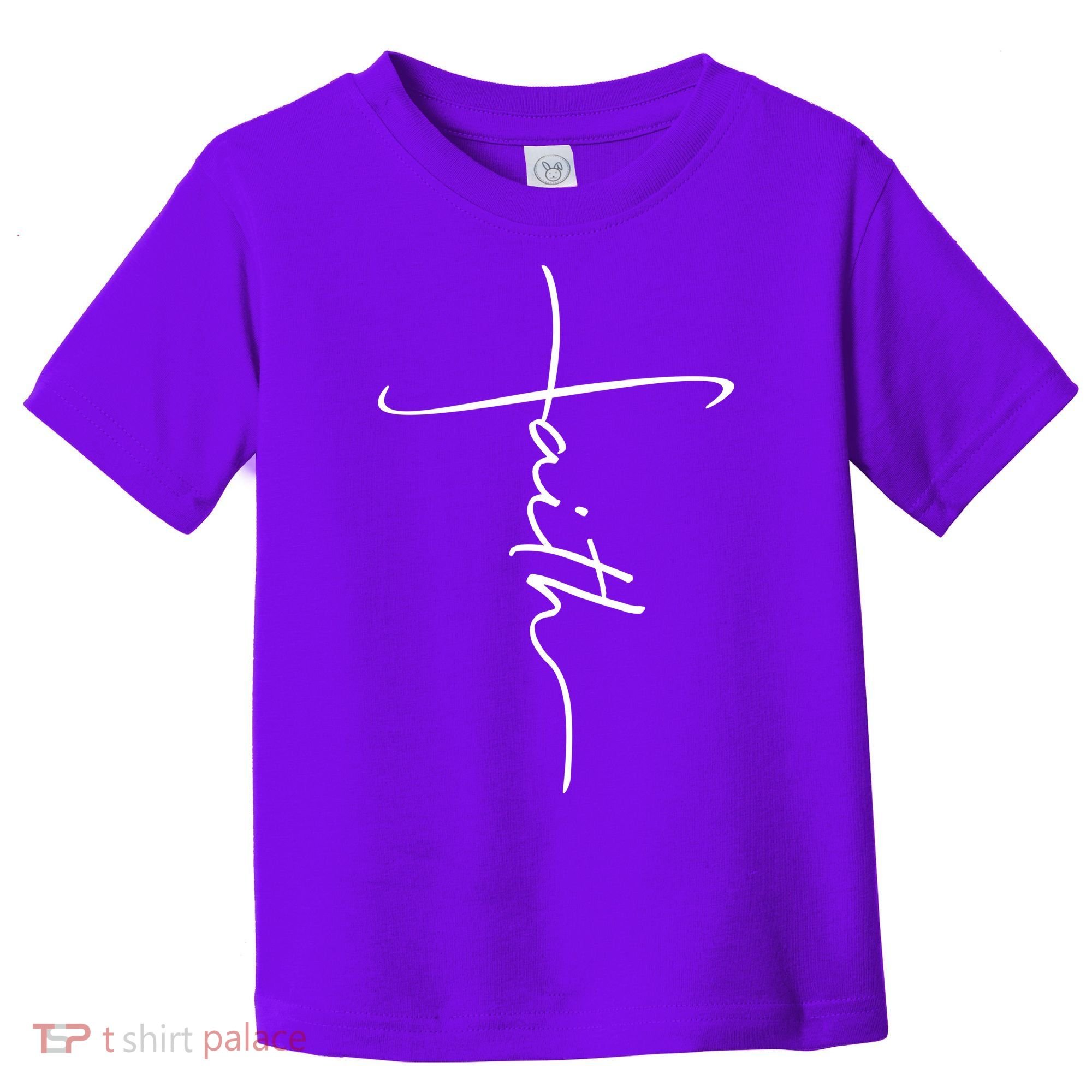 Faith Simple Script Logo Toddler T-Shirt