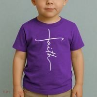 Faith Simple Script Logo Toddler T-Shirt thumb 2