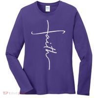 Faith Simple Script Logo Women's Long Sleeve Shirt thumb 0