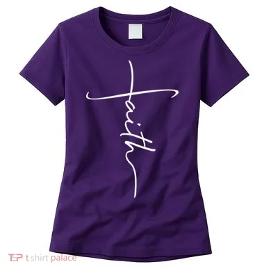 Faith Simple Script Logo Women's T-Shirt