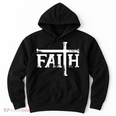 Faith Typo Logo Hoodie