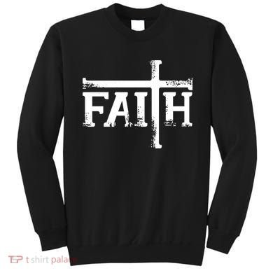 Faith Typo Logo Sweatshirt