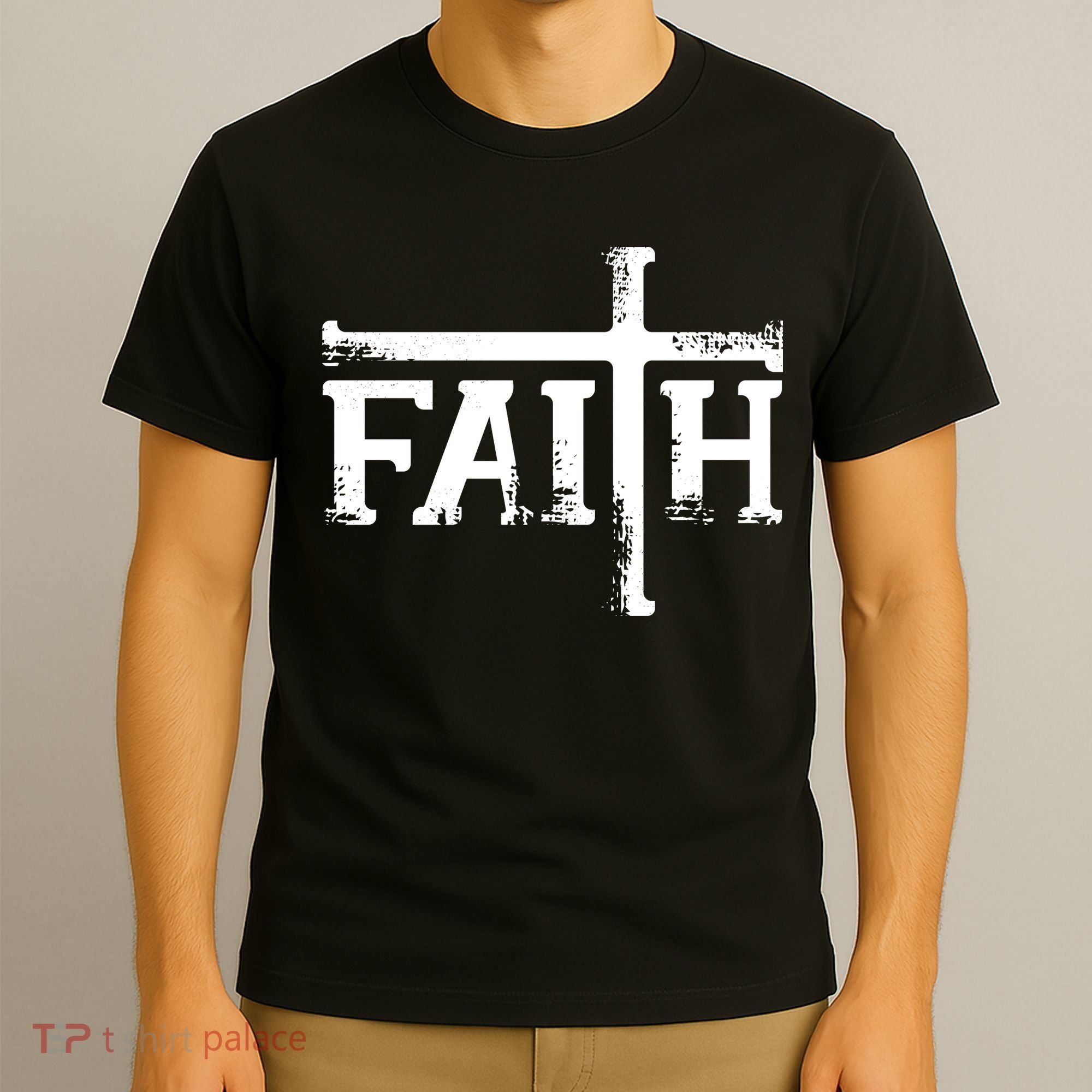 Faith Typo Logo T-Shirt