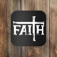 Faith Typo Logo Coaster thumb 0