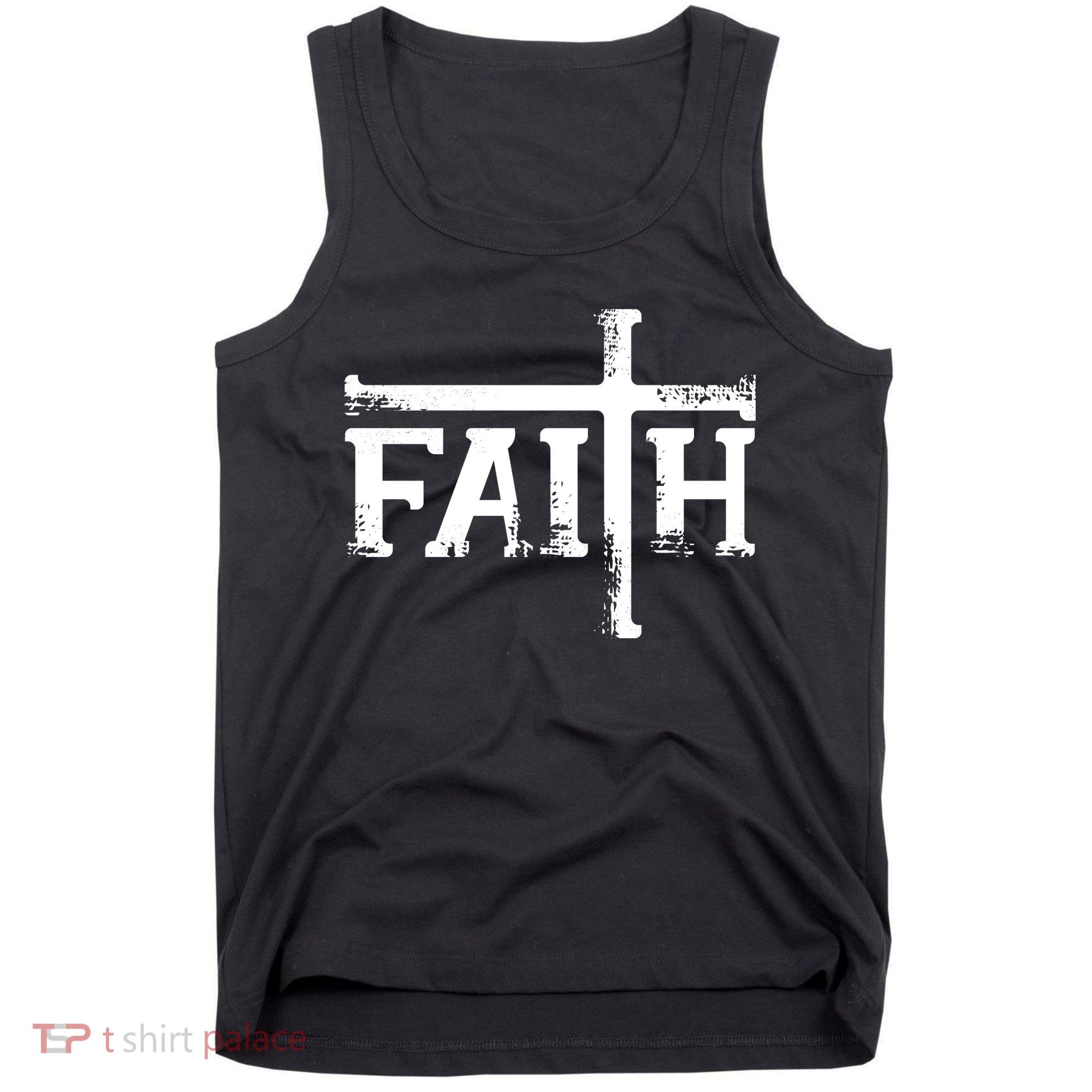 Faith Typo Logo Tank Top