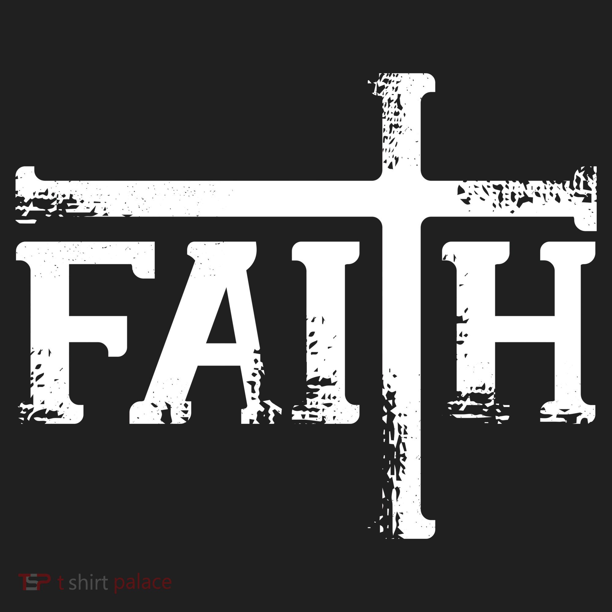 Faith Typo Logo Golf Towel