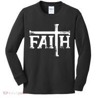 Faith Typo Logo Kids Long Sleeve Shirt thumb 0