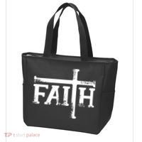 Faith Typo Logo Tote Bag thumb 3