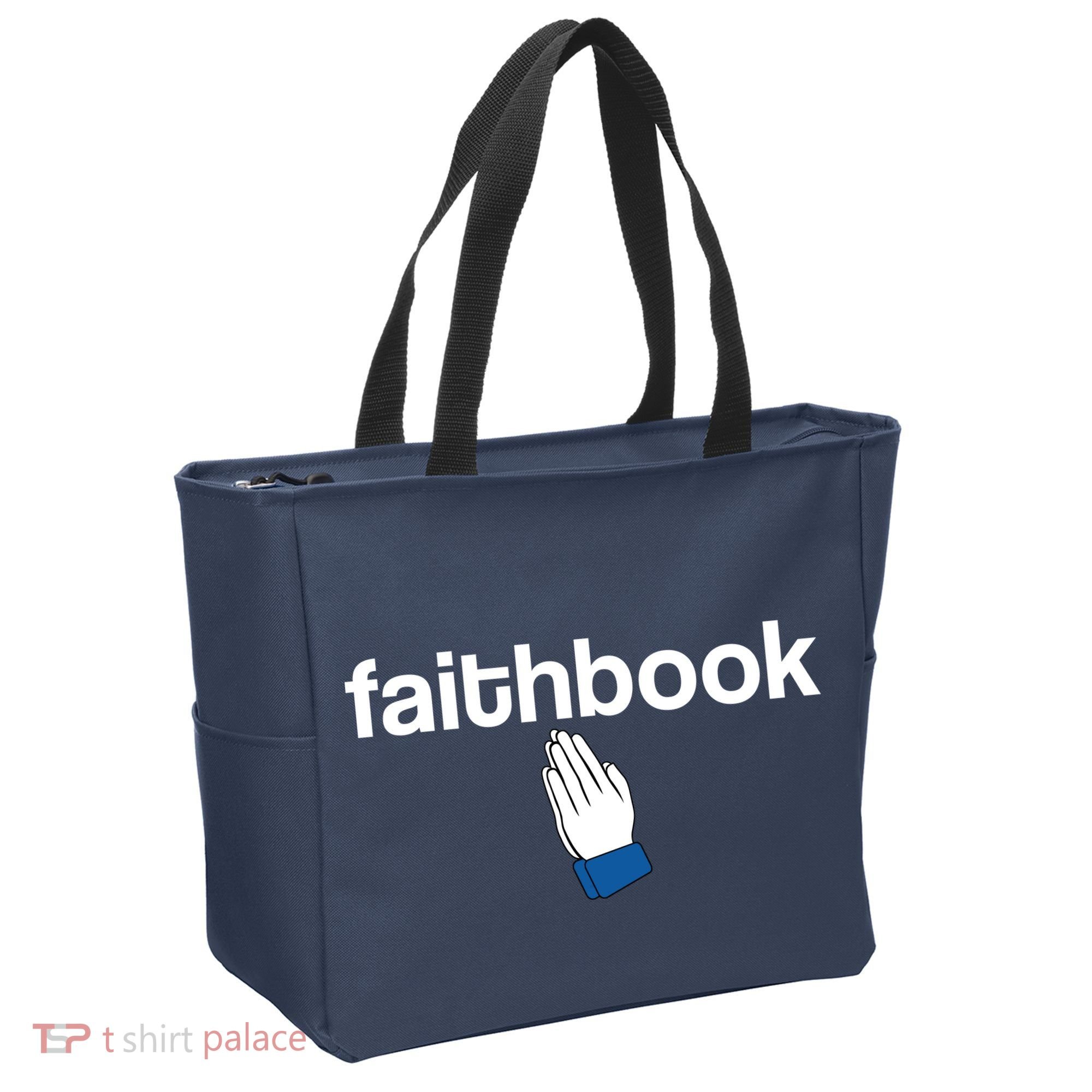 Faithbook Tote Bag