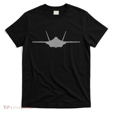 F35 A JSF Lightning II Aircraft Silhouette And Tri View T-Shirt