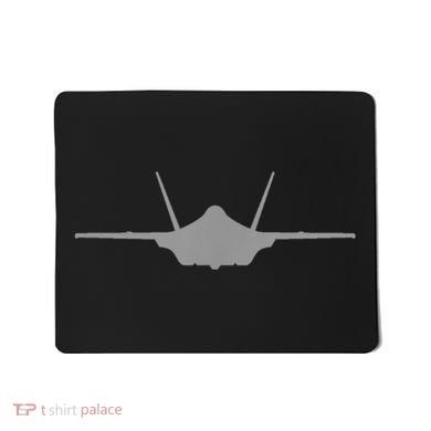 F35 A JSF Lightning II Aircraft Silhouette And Tri View Mousepad