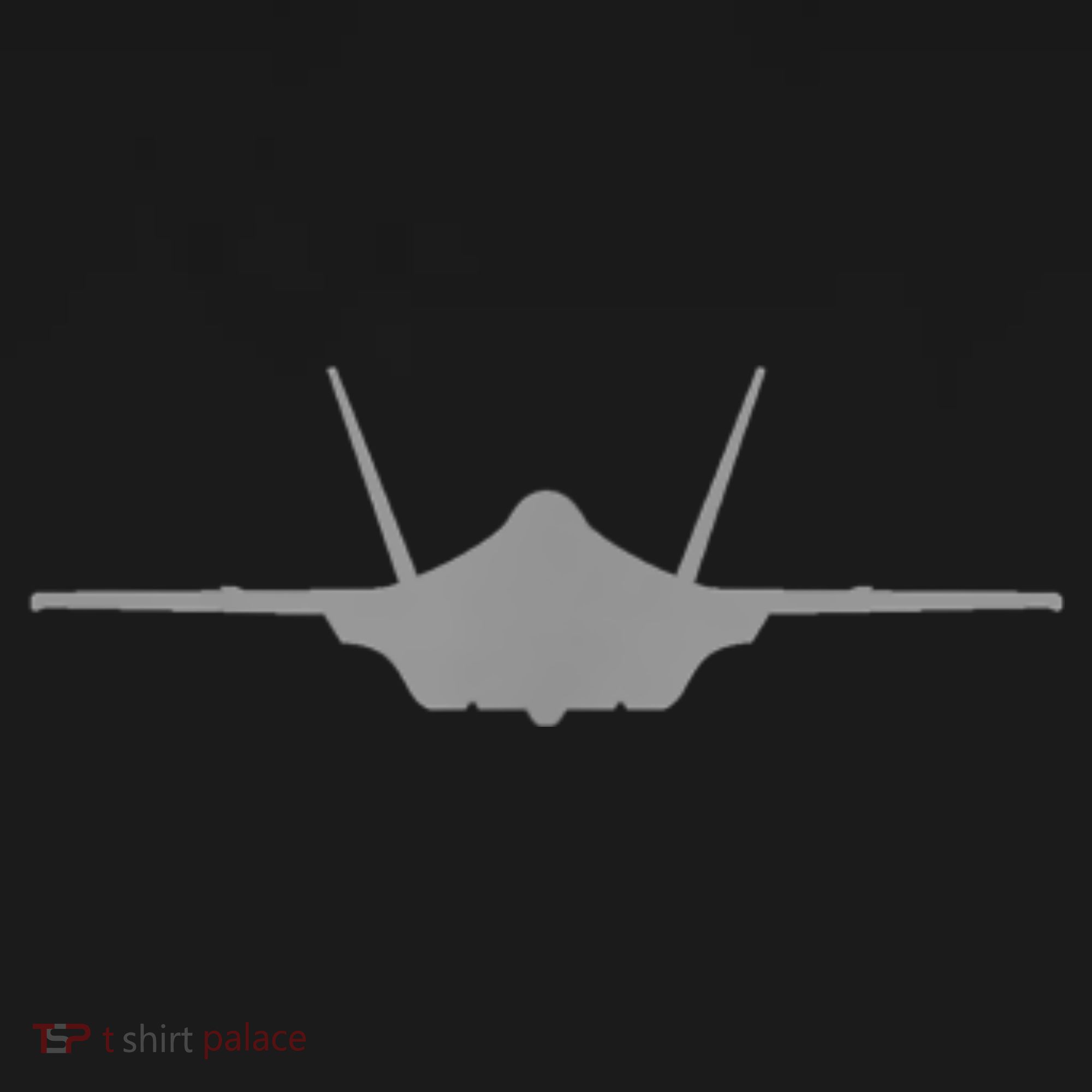 F35 A JSF Lightning II Aircraft Silhouette And Tri View Women's Long Sleeve Shirt