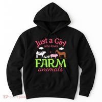 Farm Animal Just a Who Loves Farm Animals Hoodie thumb 0