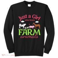 Farm Animal Just a Who Loves Farm Animals Sweatshirt thumb 0