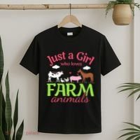 Farm Animal Just a Who Loves Farm Animals T-Shirt thumb 2