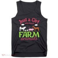 Farm Animal Just a Who Loves Farm Animals Tank Top thumb 0