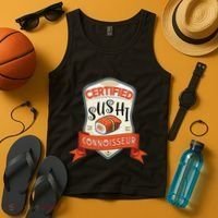 Funny Asian Japan Sushi Lover Award Tank Top thumb 4