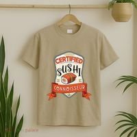 Funny Asian Japan Sushi Lover Award T-Shirt thumb 2