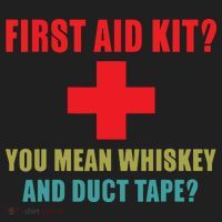 First Aid Kit Whiskey And Duct Tape Funny Dad Joke Gag Tumbler thumb 3