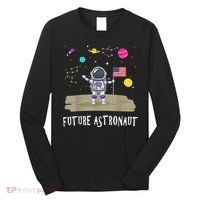 Future Astronaut Kids And Adults Astronomy And Space Lover Long Sleeve Shirt thumb 0
