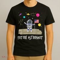 Future Astronaut Kids And Adults Astronomy And Space Lover T-Shirt thumb 3