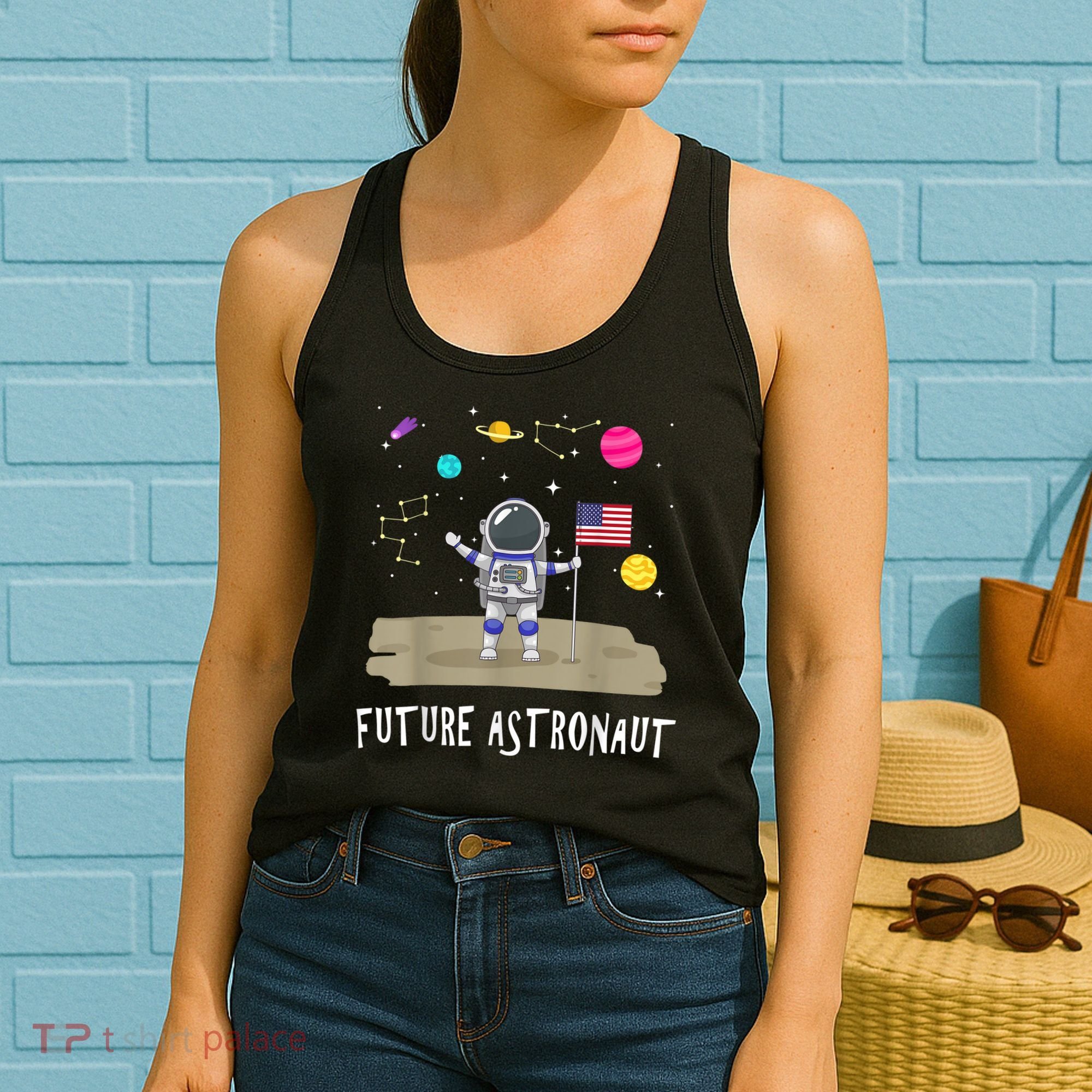 Future Astronaut Kids And Adults Astronomy And Space Lover Women's Tank Top