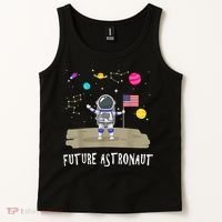 Future Astronaut Kids And Adults Astronomy And Space Lover Tank Top thumb 2